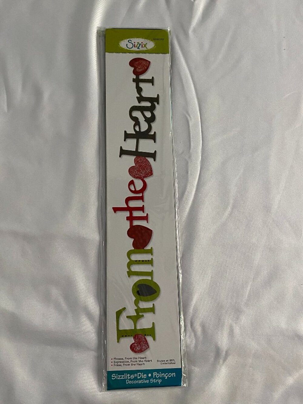 Sizzix Sizzlits From the Heart Decorative Strip Cutting Die